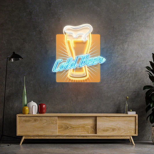 Cold Beer Cold Beer Neon Art LED Neon Sign Light Neon