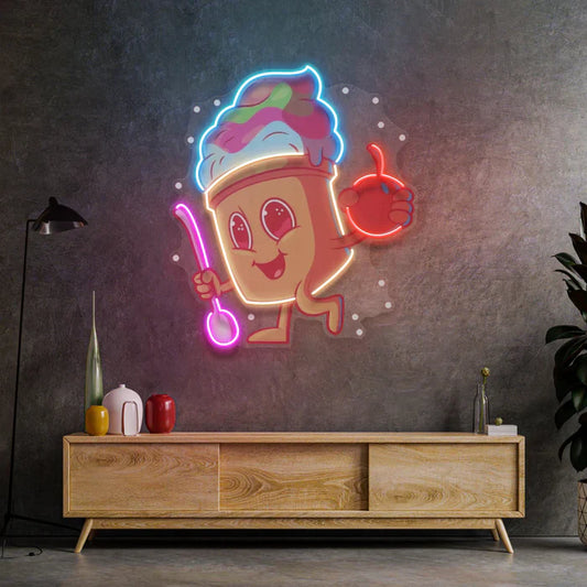 Cool Ice Cream Neon Art LED Neon Sign Light Neon
