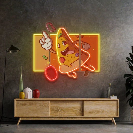 Cool Pizza Slice Neon Art LED Neon Sign Light Neon