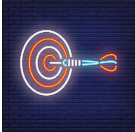 Darts LED Neon Sign Light Neon