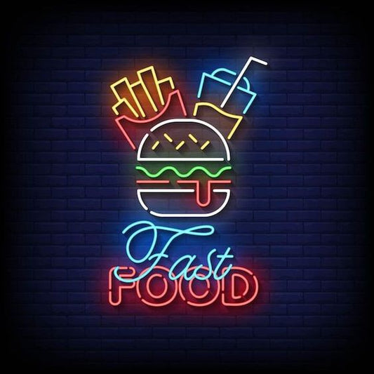 Fast Food LED Neon Sign Light Neon