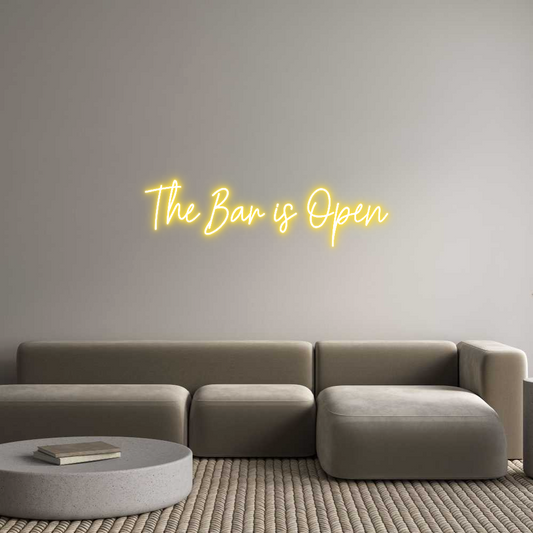 Custom Neon: The Bar is Open