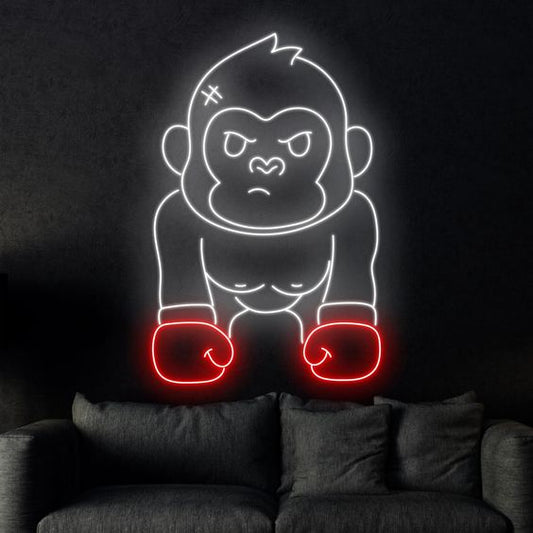 Fighting Gorilla LED Neon Sign Light Neon