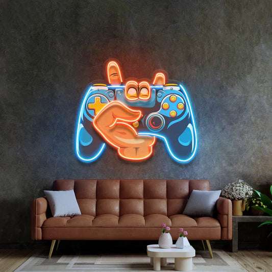 Game Controller Neon Art LED Neon Sign Light Neon