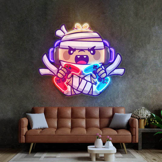 Gaming Mummy Neon Art LED Neon Sign Light Neon