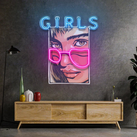 Girls Neon Art LED Neon Sign Light Neon