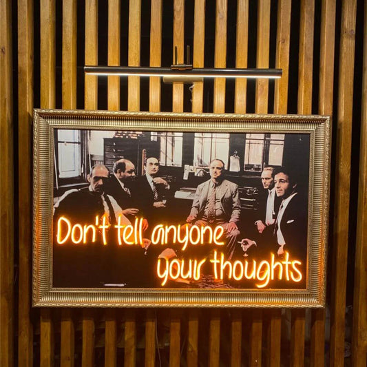 The Godfather Movie Neon Led Canvas