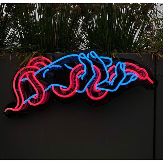 Hand & Snake LED Neon Sign Light Neon