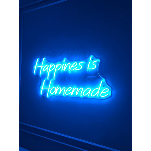 Hapiness is Homemade LED Neon Sign Light Neon