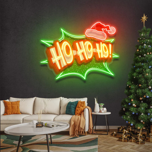 Ho Ho Ho Ho Christmas LED Neon Sign Light Neon