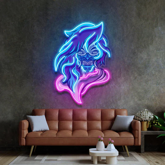 iblis Mascot Neon Art LED Neon Sign Light Neon