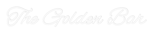 Custom Neon: The Golden Bar