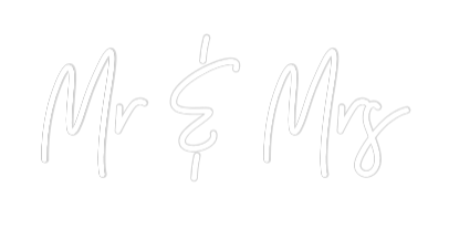 Custom Neon: Mr & Mrs