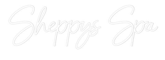 Custom Neon: Sheppys Spa