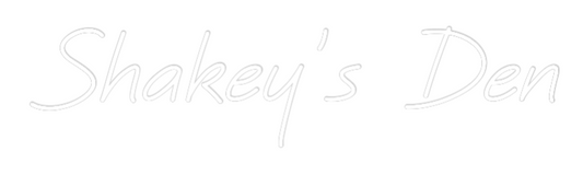 Custom Neon: Shakey’s  Den