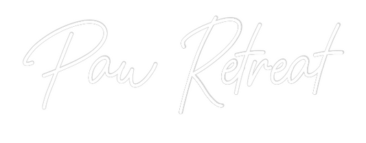Custom Neon: Paw Retreat