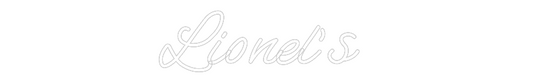 Custom Neon: Lionel’s