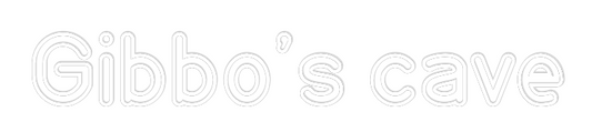 Custom Neon: Gibbo’s cave