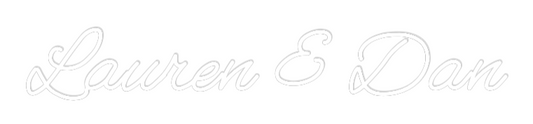 Custom Neon: Lauren & Dan