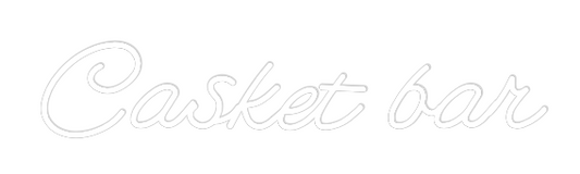 Custom Neon: Casket bar
