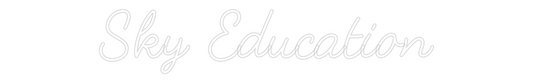 Custom Neon: Sky Education