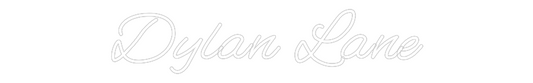 Custom Neon: Dylan Lane