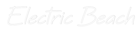 Custom Neon: Electric Beach