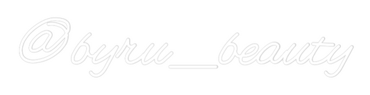 Custom Neon: @byru_beauty