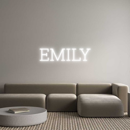 Custom Neon: EMILY