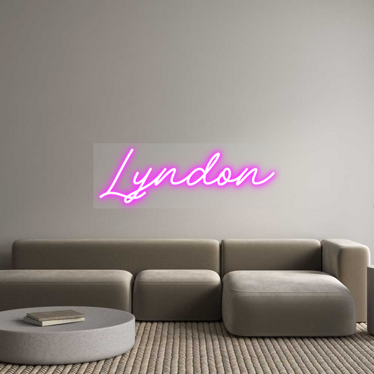 Custom Neon: Lyndon