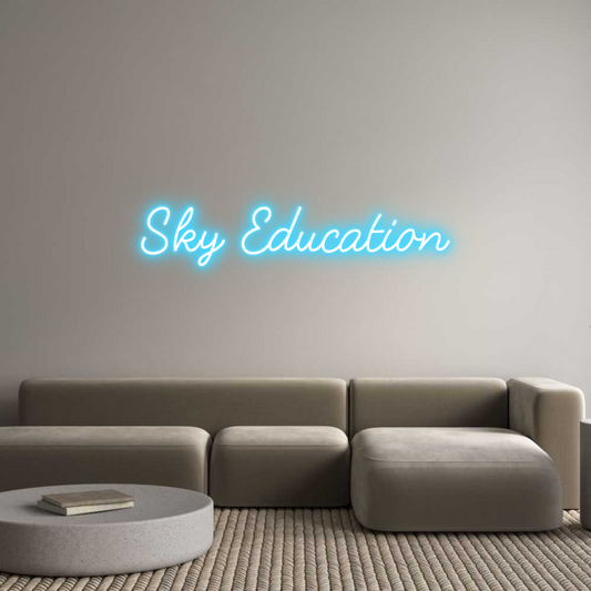 Custom Neon: Sky Education