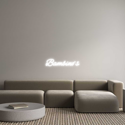 Custom Neon: Bambino’s