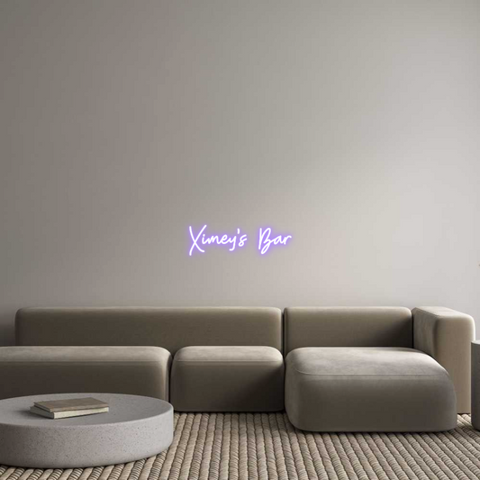Custom Neon: Ximey's Bar