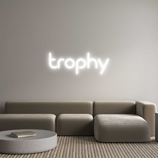 Custom Neon: trophy