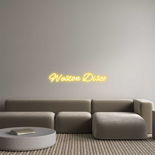 Custom Neon: Weston Disco