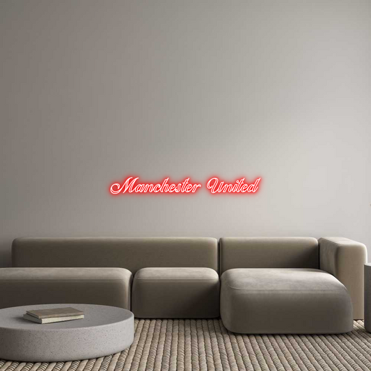 Custom Neon: Manchester Un...