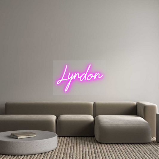 Custom Neon: Lyndon