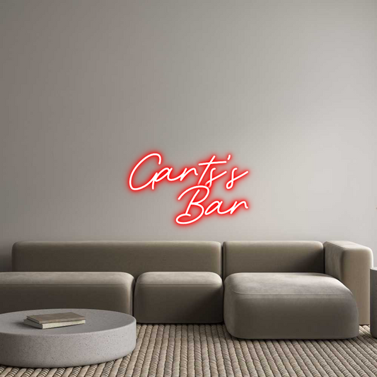Custom Neon: Garts’s
Bar