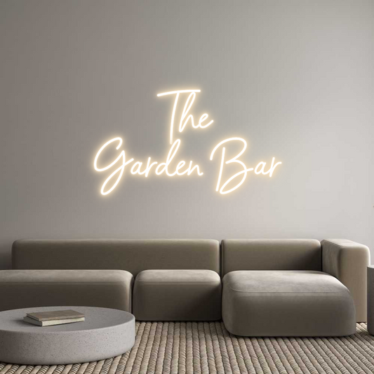 Custom Neon: The
Garden Bar
