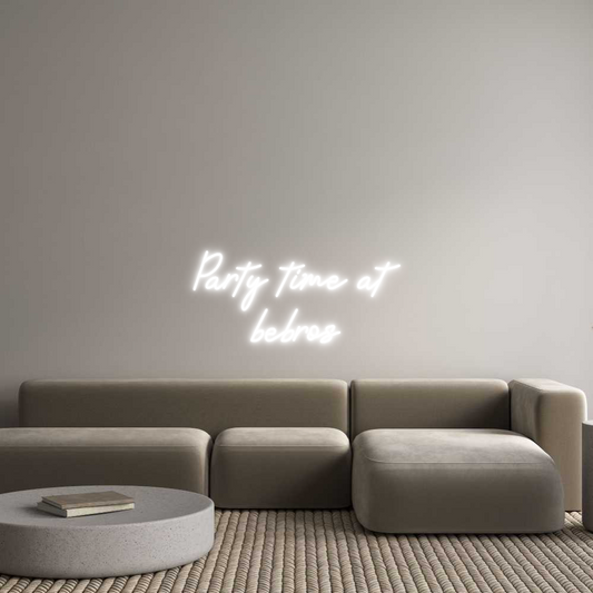 Custom Neon: Party time at...