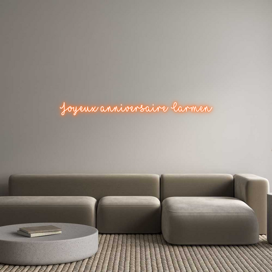 Custom Neon: Joyeux annive...