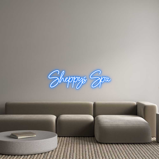 Custom Neon: Sheppys Spa
