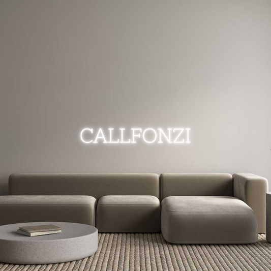 Custom Neon: CALLFONZI