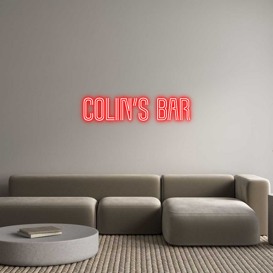 Custom Neon: Colin’s Bar
