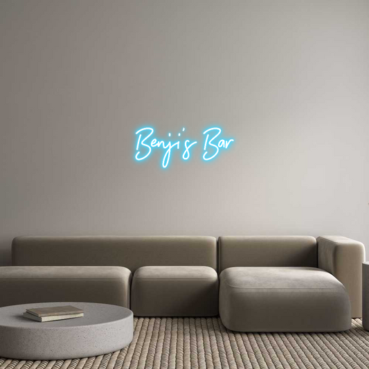 Custom Neon: Benji’s Bar