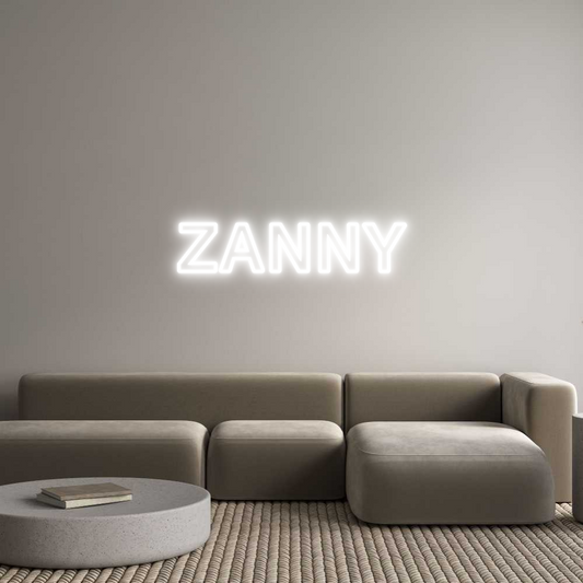 Custom Neon: ZANNY
