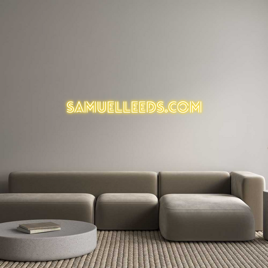 Custom Neon: SamuelLeeds.com
