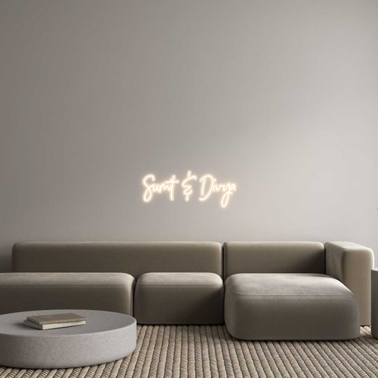 Custom Neon: Sumit & Divya