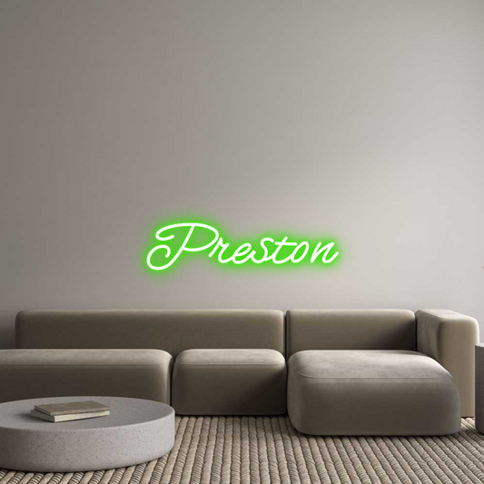 Custom Neon: Preston