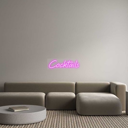 Custom Neon: Cocktails